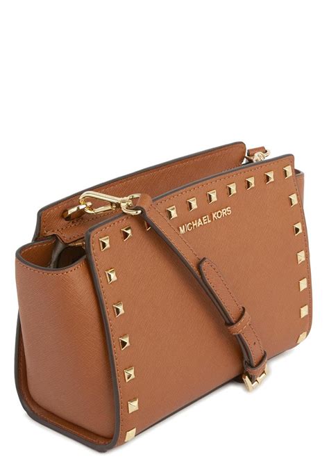 michael michael kors selma large tote bag tan|Michael Kors selma crossbody.